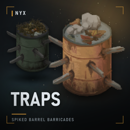 Spiked Barrel Traps
