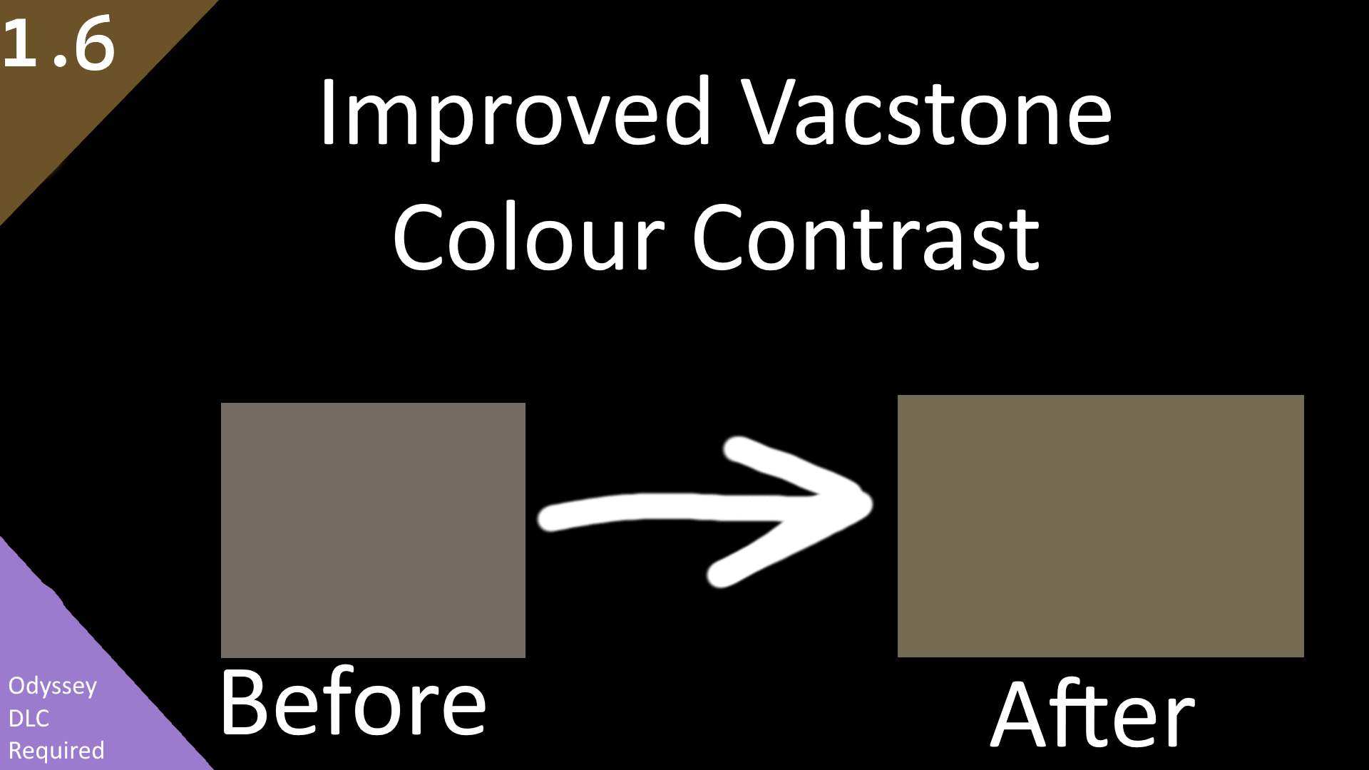 Improved vacstone colour contrast