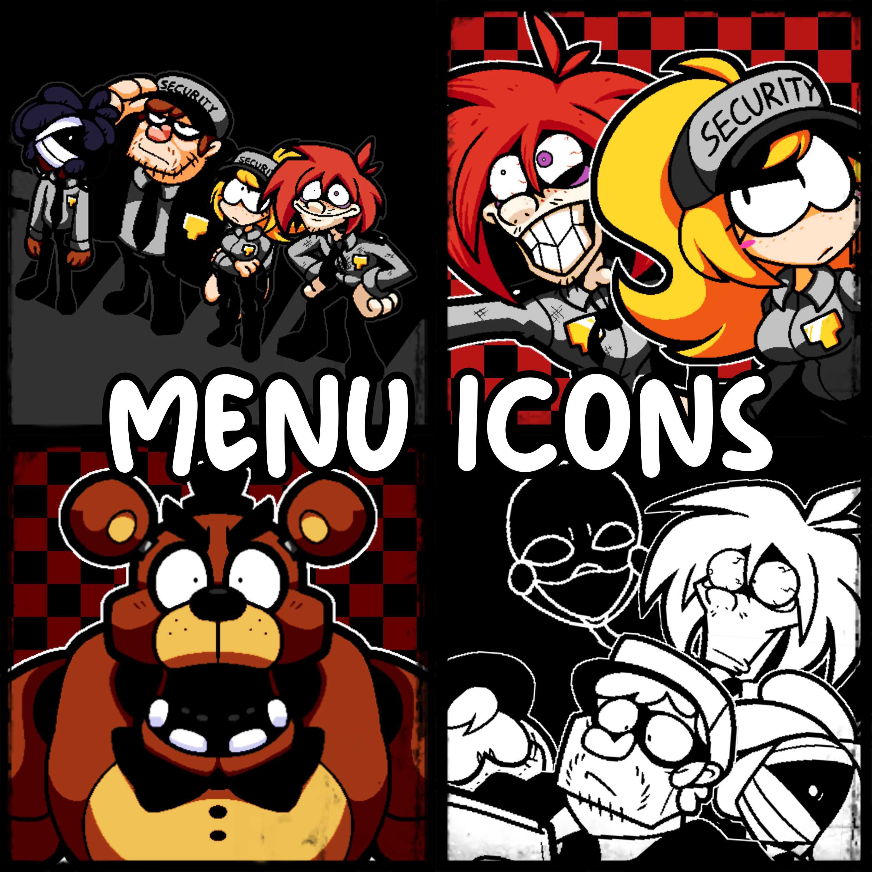 Five Nights at Frickbear's 3 Menu Icons