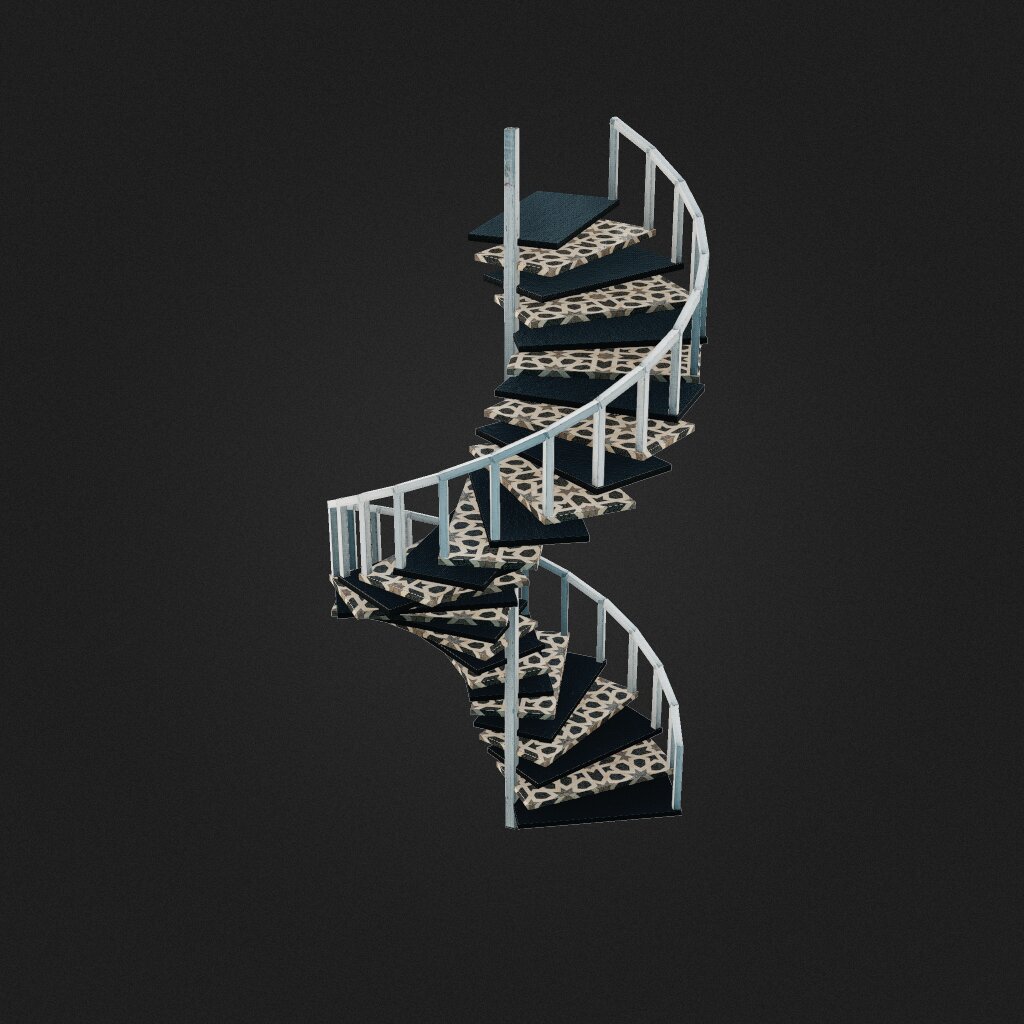 fancy spiral staircase