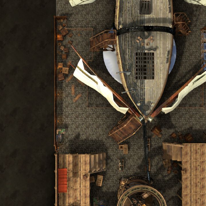 Air ship in Dry Dock