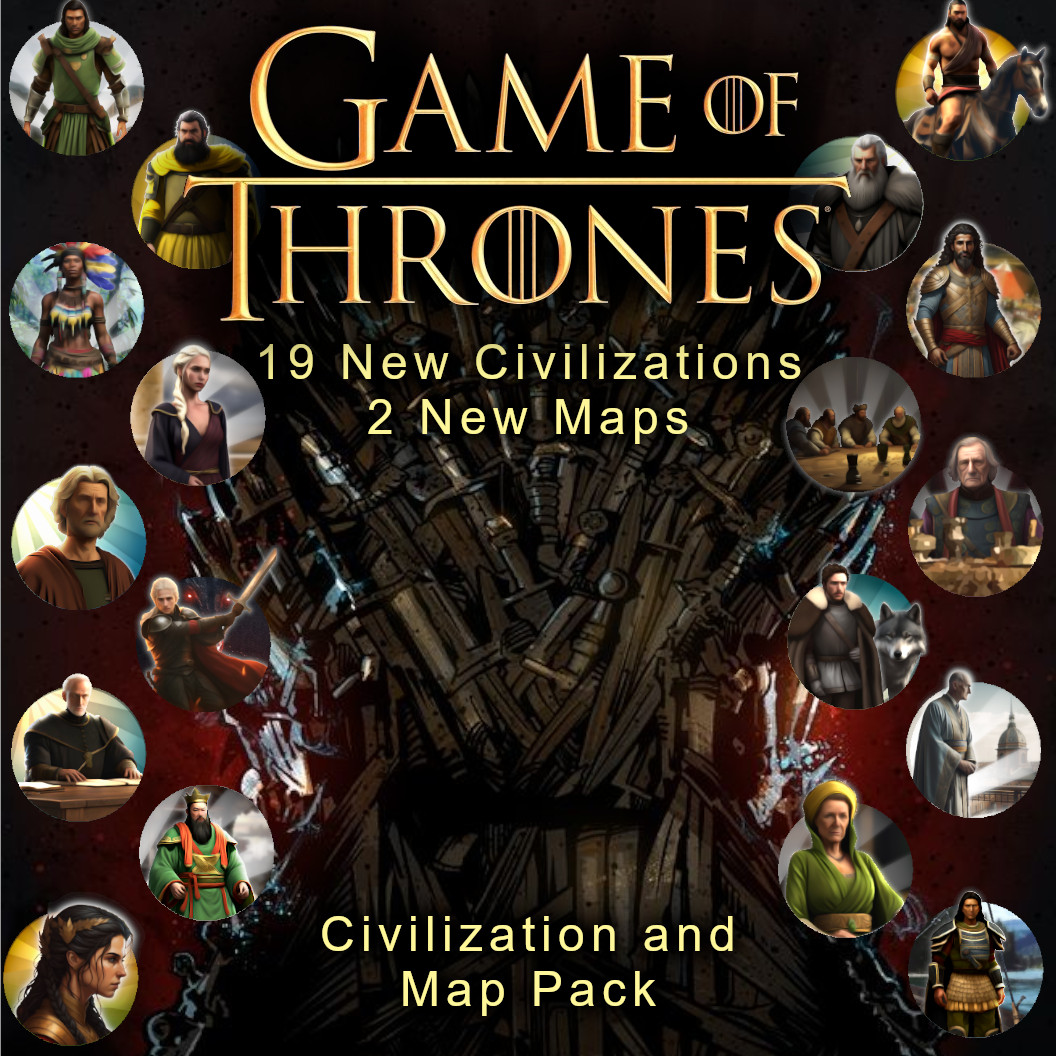 Game of Thrones Civilization and Map Pack preview
