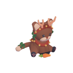 Christmas Reindeer Cat Plushie