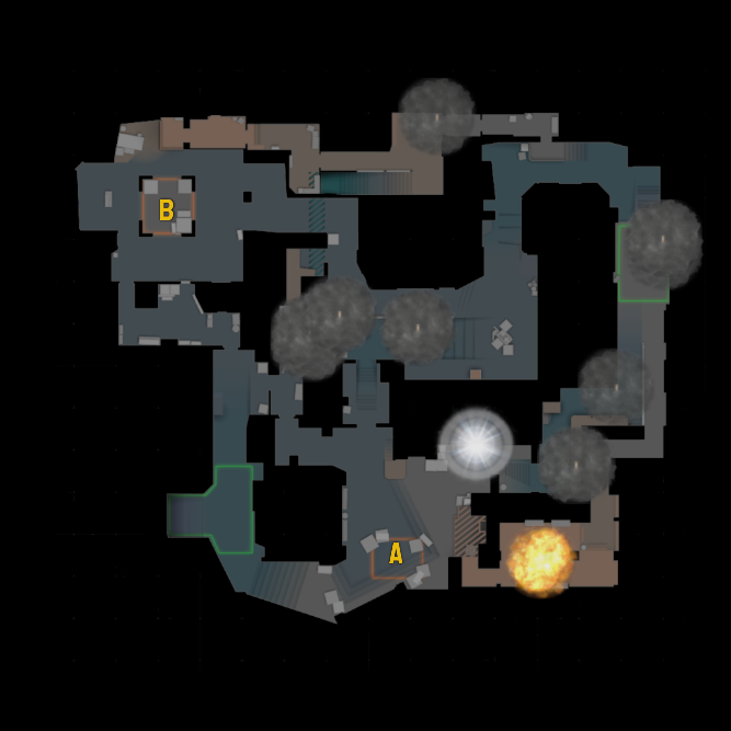 Fesiug's T side util for Mirage – Counter-Strike 2 Mod