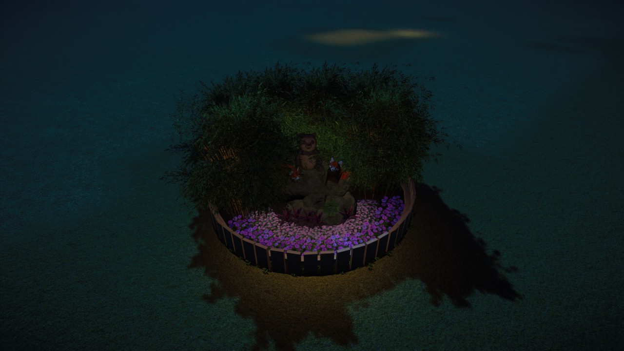 Panda Diorama preview
