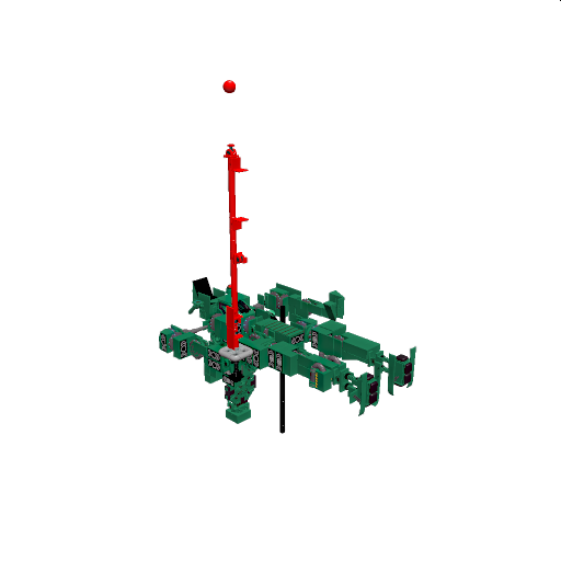 verdigris samurai mech