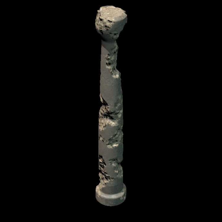 Columns damaged 3