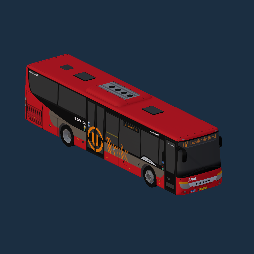 Setra S 415 LE U-OV Ulink (Rood-Oranje)