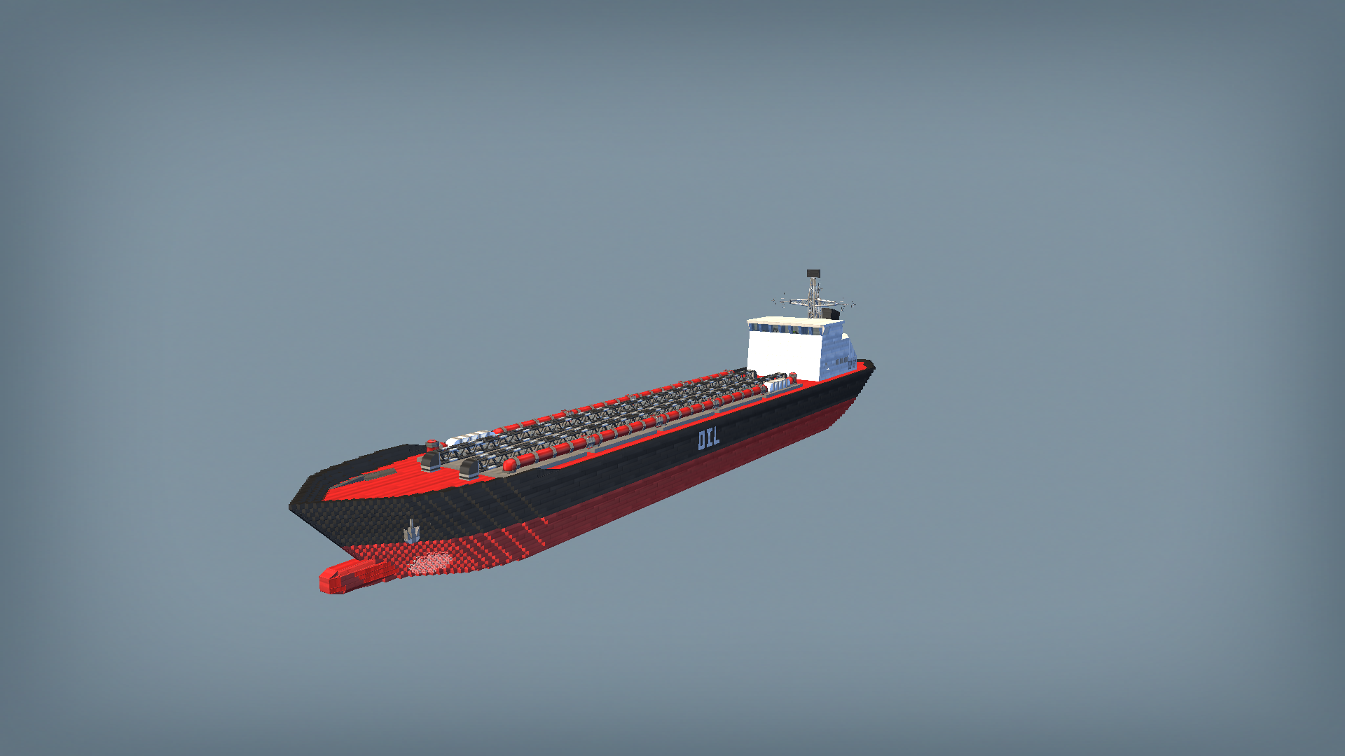 Medium-sized oil tanker