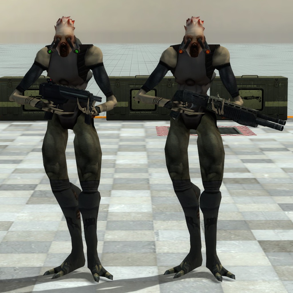 Combine Soldier into Alien Assassin
