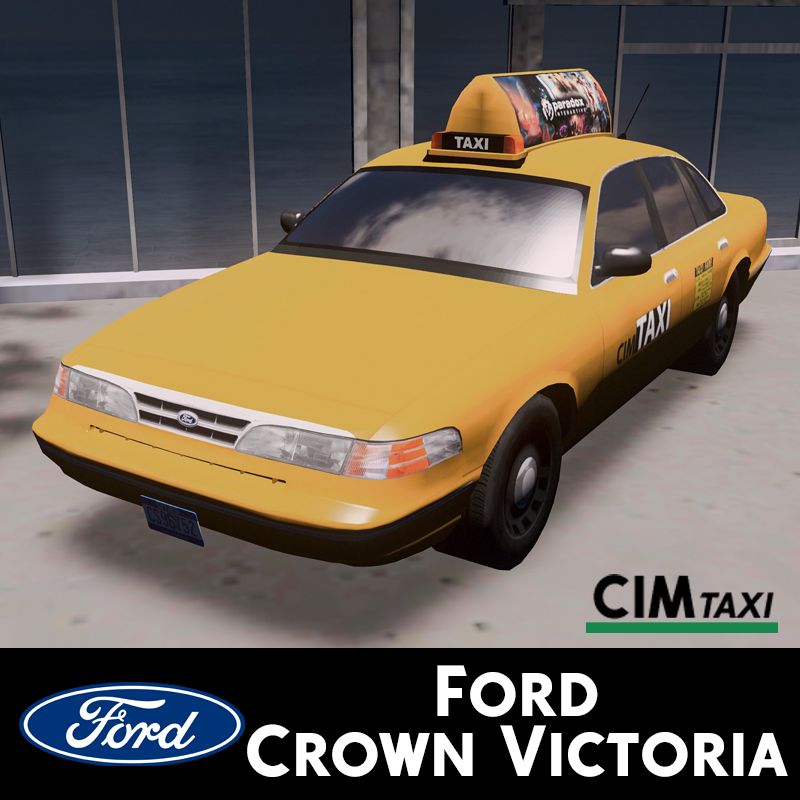 CimTaxi - 1996 Ford Crown Victoria (Ad Version)