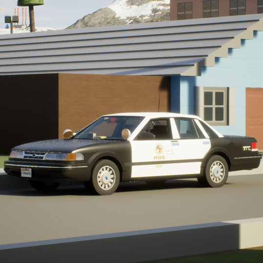 Ford Crown Victoria Police Interceptor | LAPD | Los Angeles Police Department | Slicktop