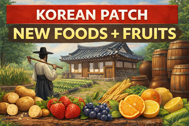 Korean Patch - New Fruits & Vegetables