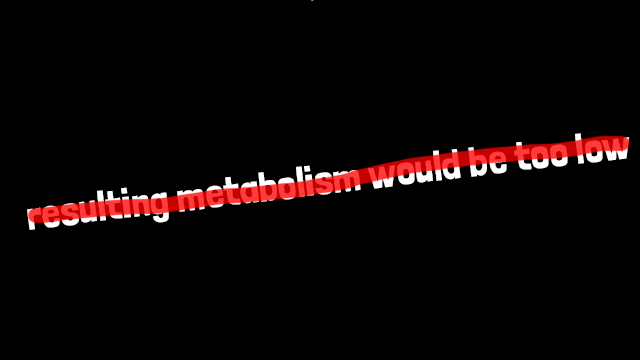 No Metabolism Floor Cap When Implanting Xenogerms