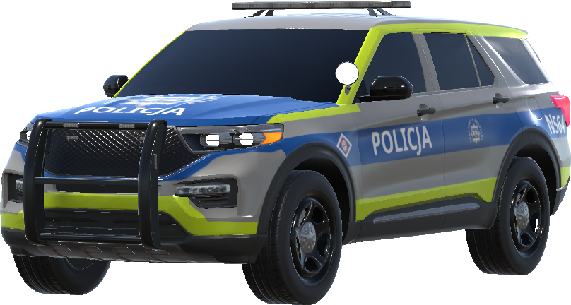 Polska Policja Radiowoz Patrolowy/ Polish Police Patrol Car [PL]