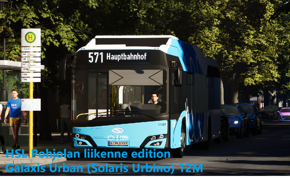 HSL pohjolan liikenne edition Galaxis urban (Solaris urbino) 12m preview