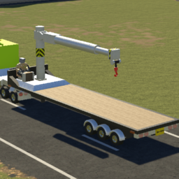 Flatbed Trailer Mark I (has crane)