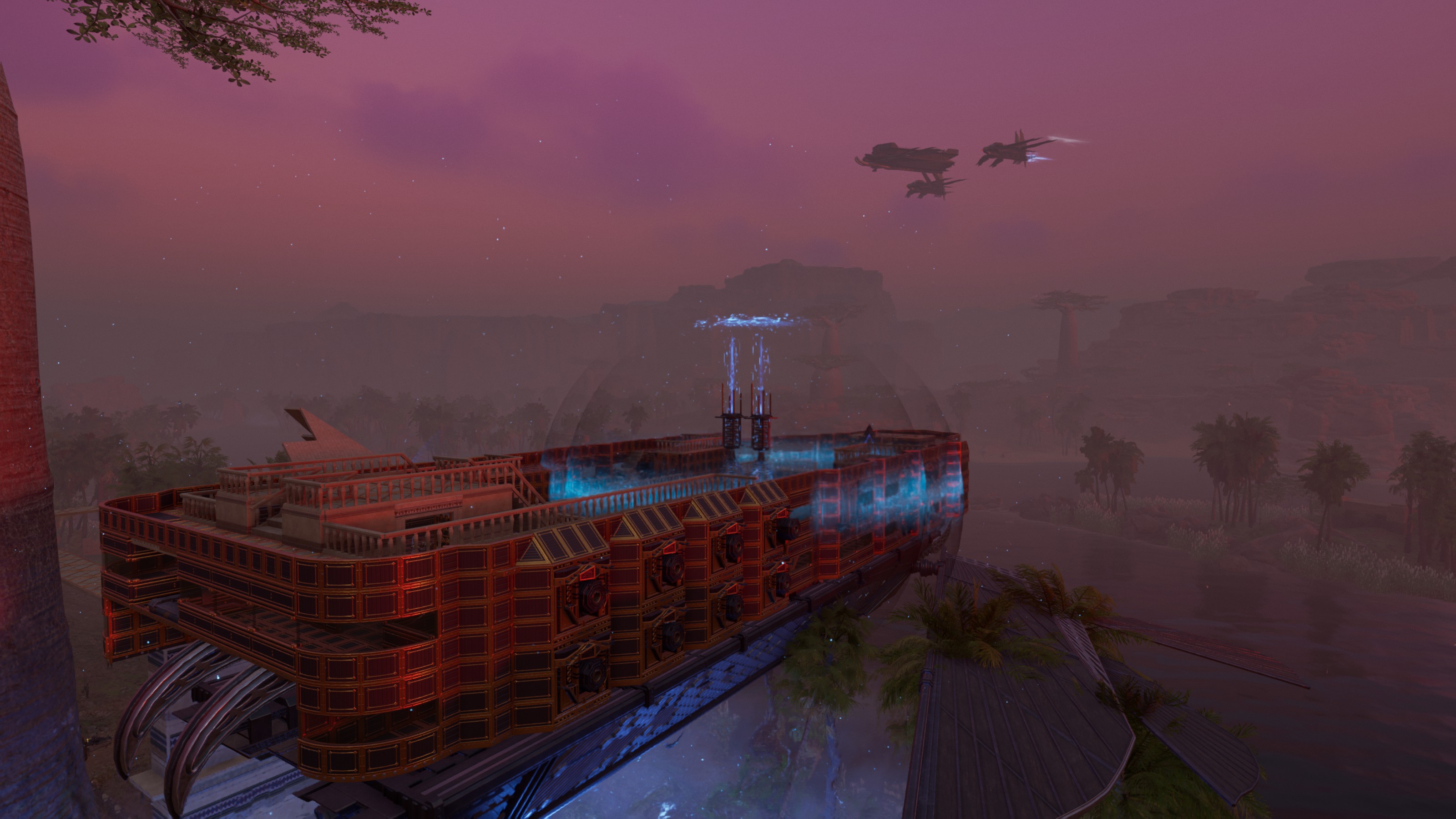 Navio de Guerra Sombrio – Soulmask Mod