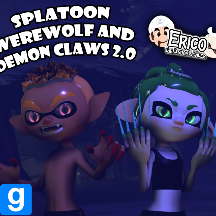 [Splatoon] Splatoon Werewolf And Demon Claws 2.0