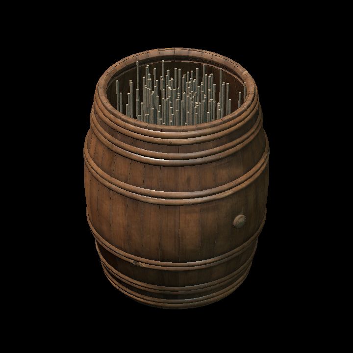 Barrel of arrows