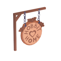 Hobbit Home Sign