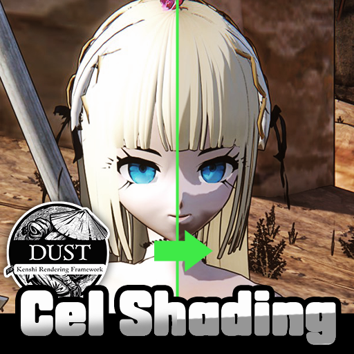 Dust Addon - Cel Shading preview