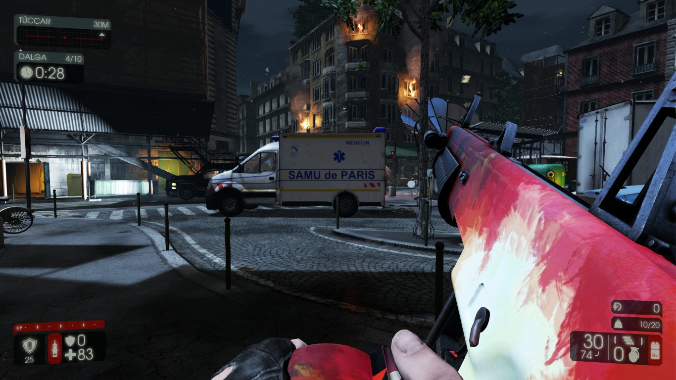 AA12 Red Wave Skin