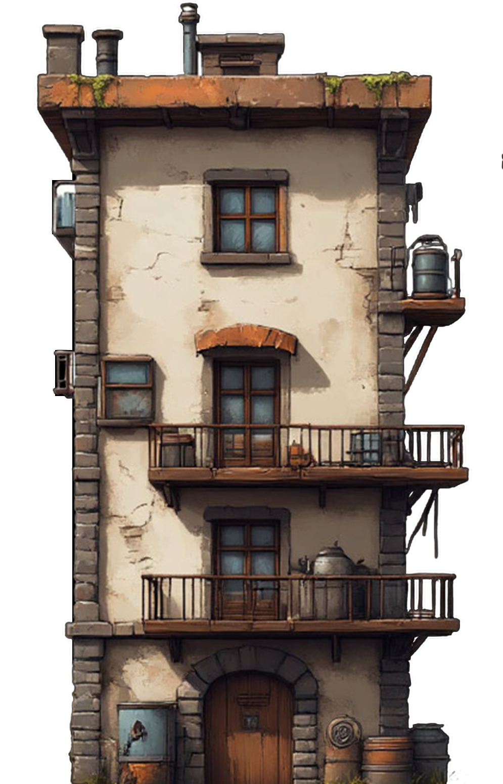 Steampunk tower b-1