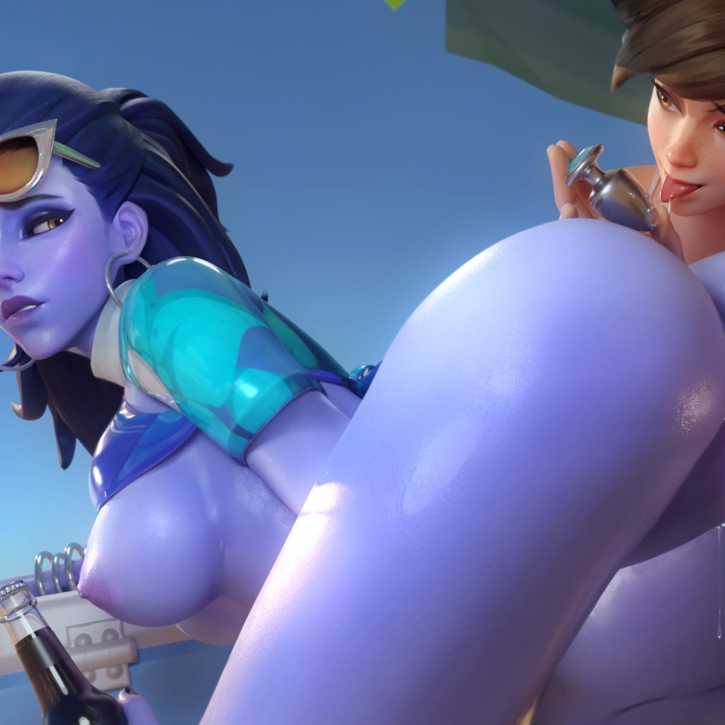 Widowmaker x Tracer Ass Plug Beach (Overwatch) preview