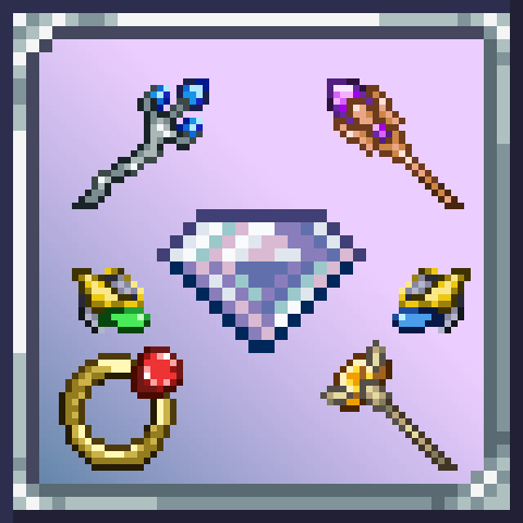 Hardmode Gem Staffs(Staves) – tModLoader Mod
