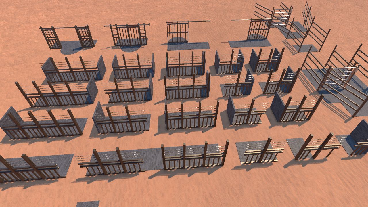Extra Large hadrosaur modular backstage