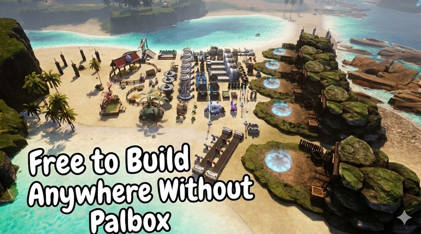 Free to Build Anywhere Without Palbox