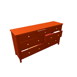 Messy Open Dresser- V5