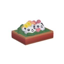 Panda Rice Ball Bento