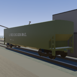 Little Cascadia Rail 3 Bay Covered Hopper