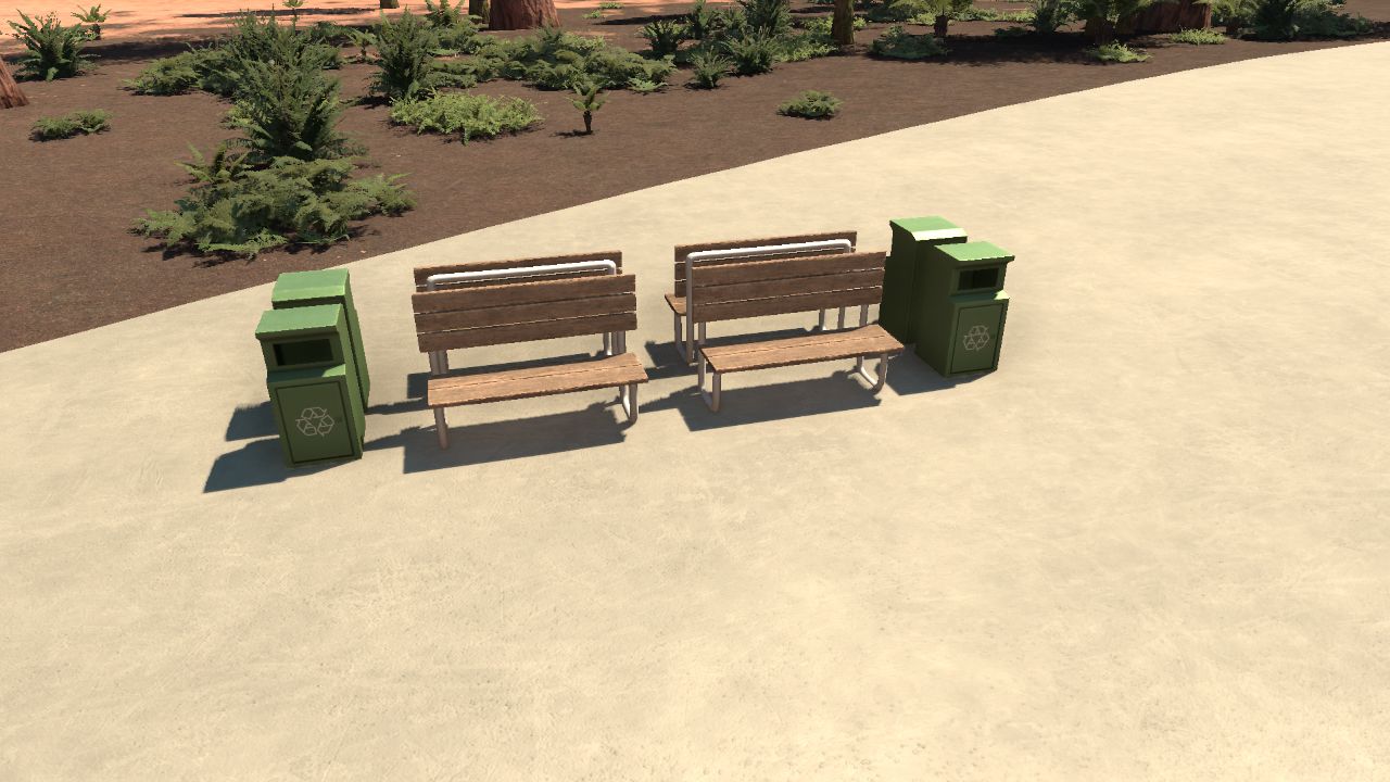 Rustic Bench Group 1