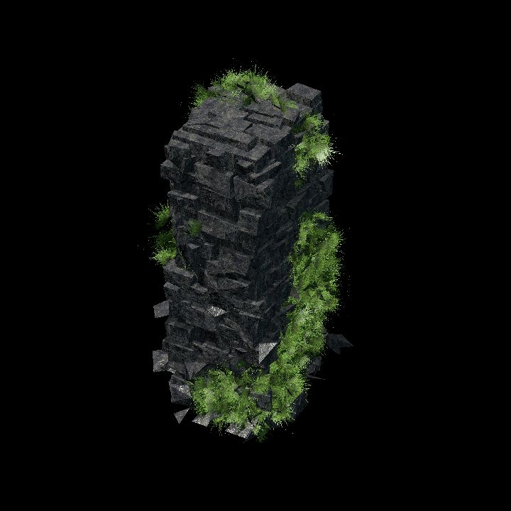 Jungle Ruins - column 2