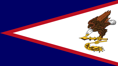 The flag of American Samoa