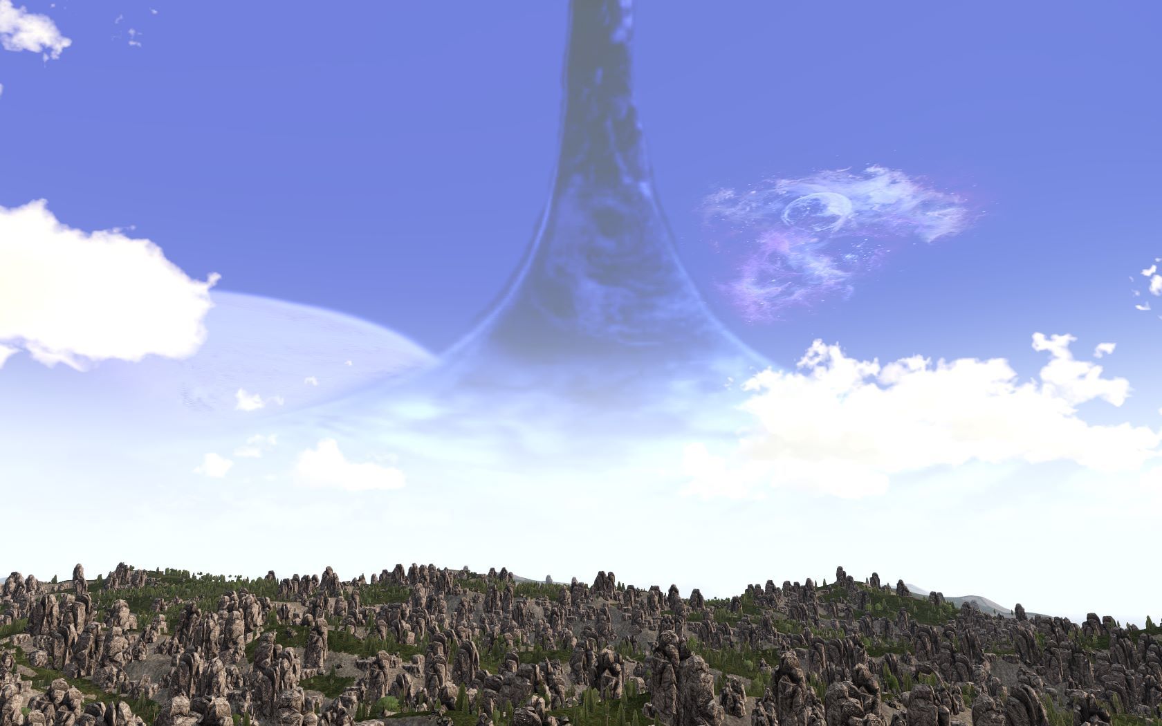 Wild Mountains Halo Ring
