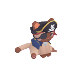 Pirate Captain Cat Plushie