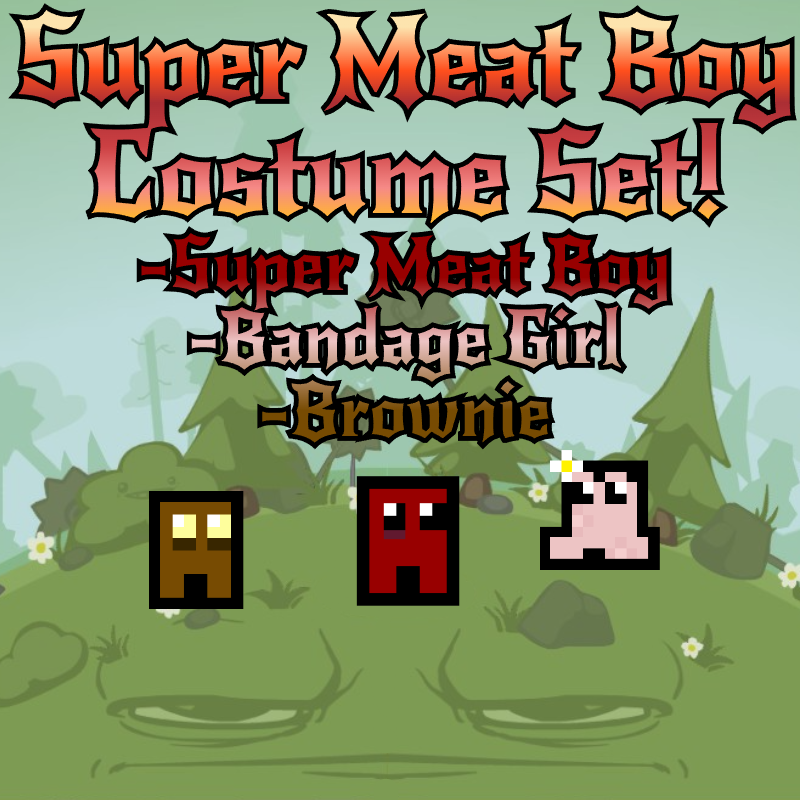 Super Meat Boy Costume Set!