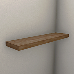 Wooden shelf module 100 cm