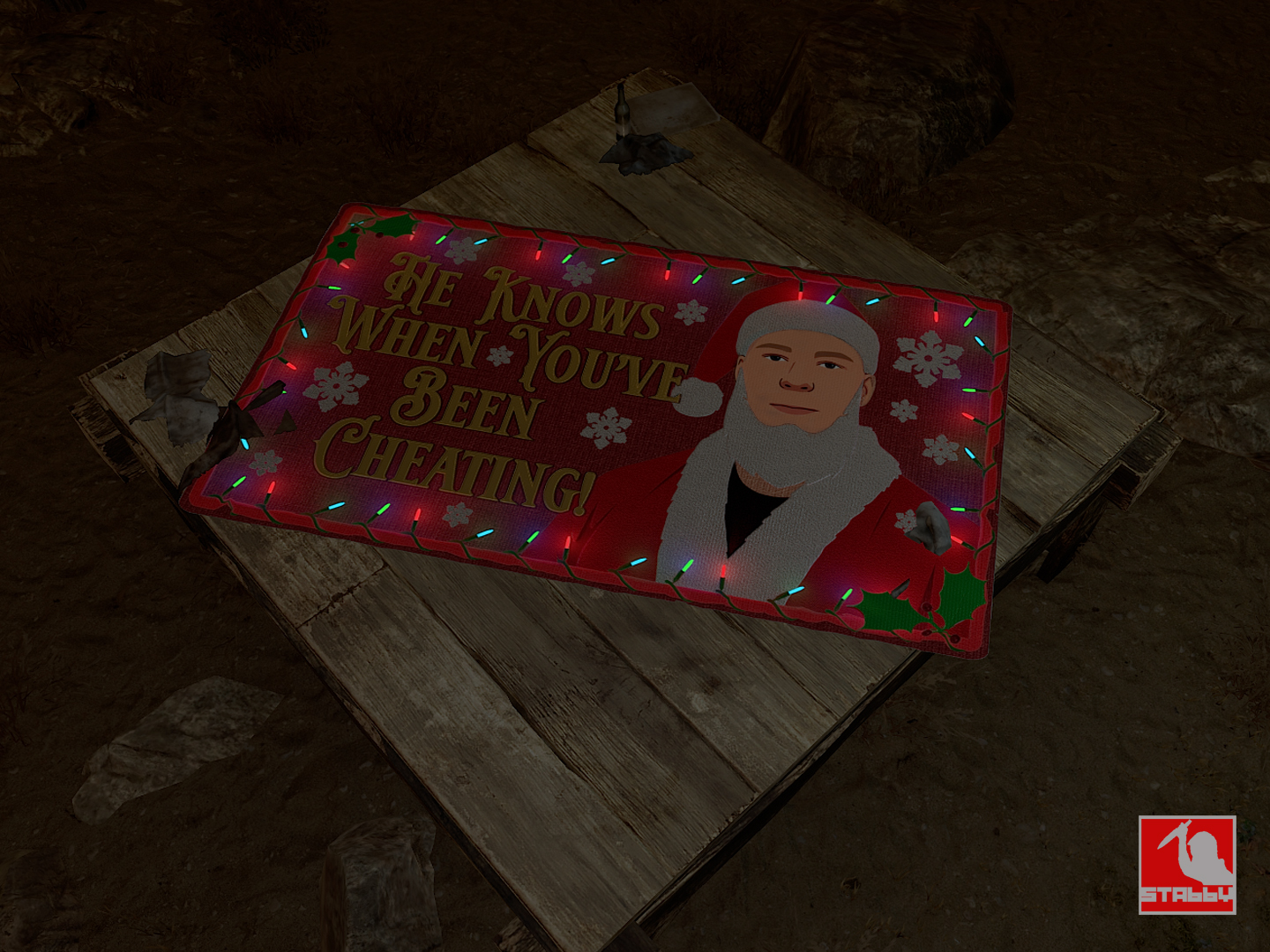 Naughty List Rug thumbnail 6