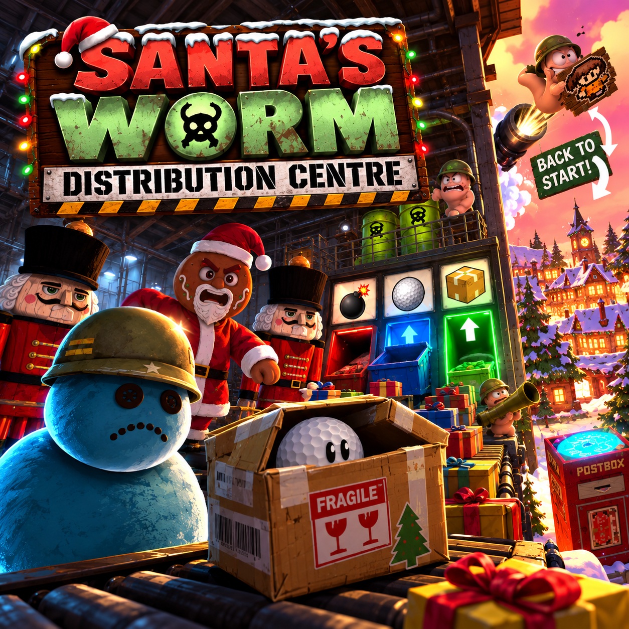 Santa's Worm Distribution Centre
