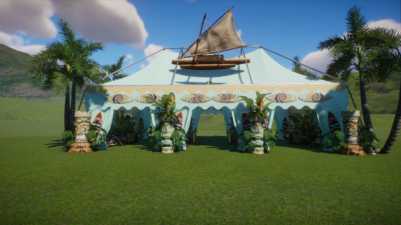 Tropical Party Entrance