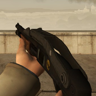 Semi-Auto Remington 870 on L4D1 Animations
