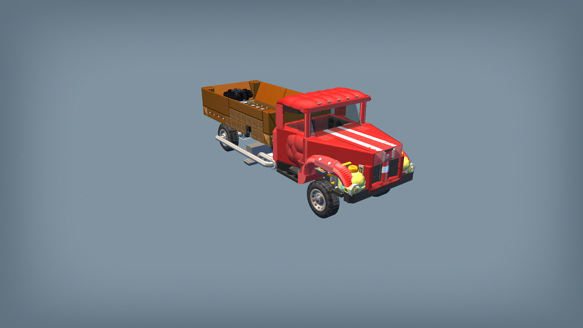 Mini Kein Triple Piston Engine Toy Truck