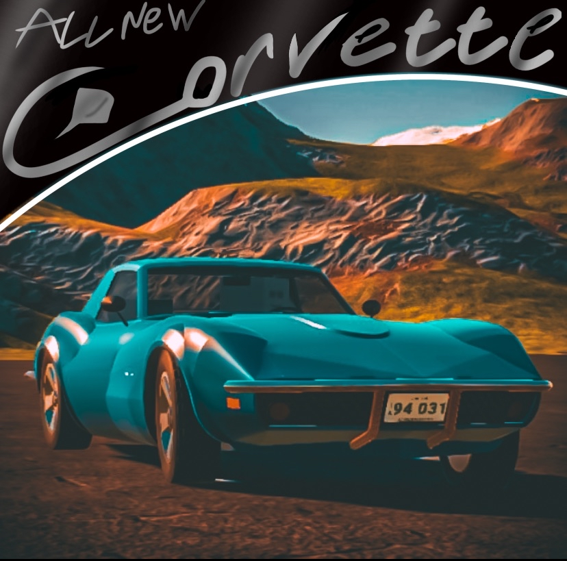 1969 Chevrolet Corvette C3 Stingray made in LeMans Blue