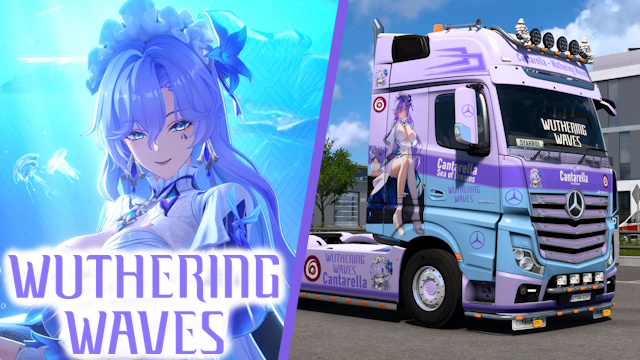 Mercedes Actros MP4 Cantarella - Wuthering Waves Skin