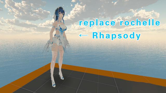 Snowbreak Rhapsody（尘白禁区 凯茜娅-狂诗）replace rochelle